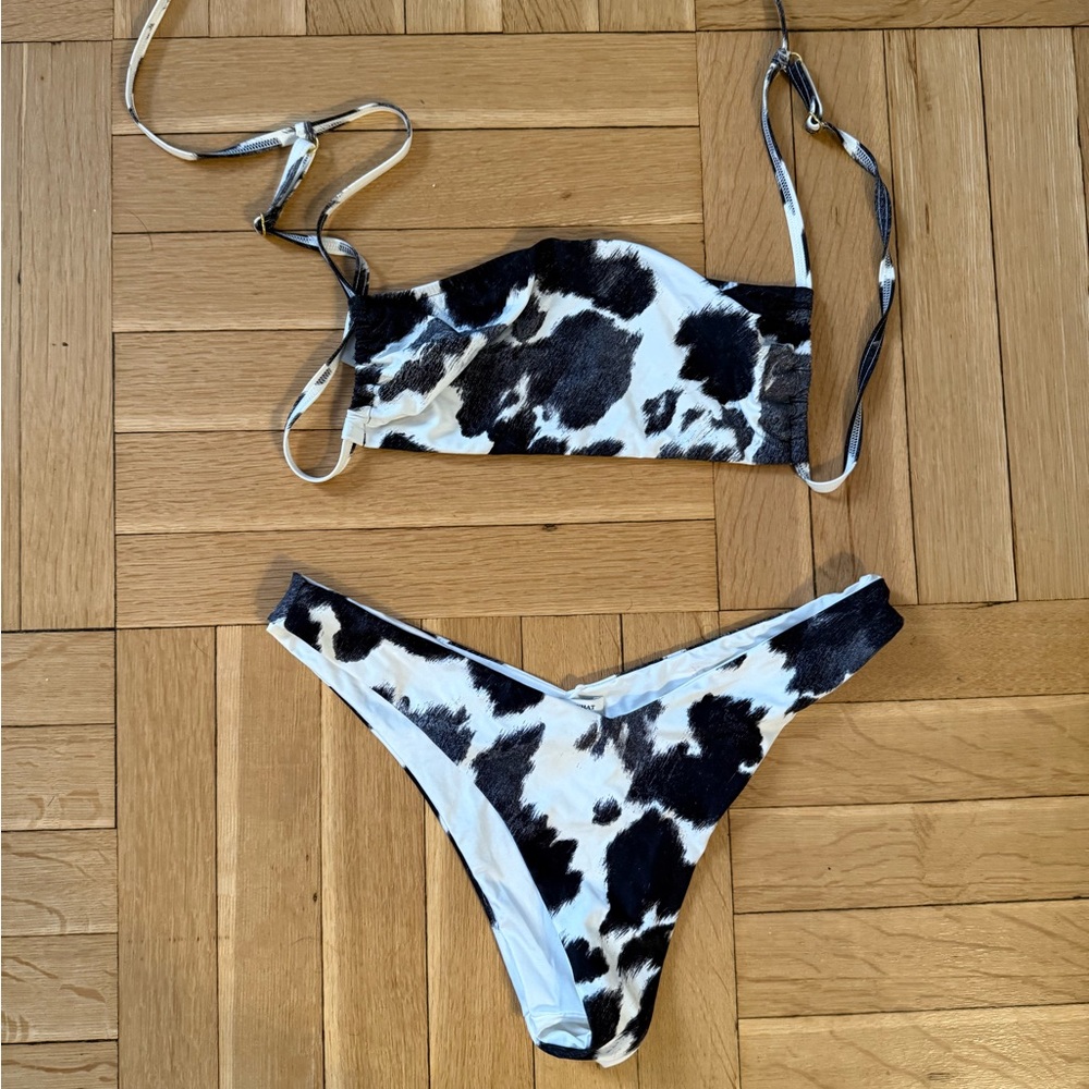 WeWoreWhat Cow Print Bikini
